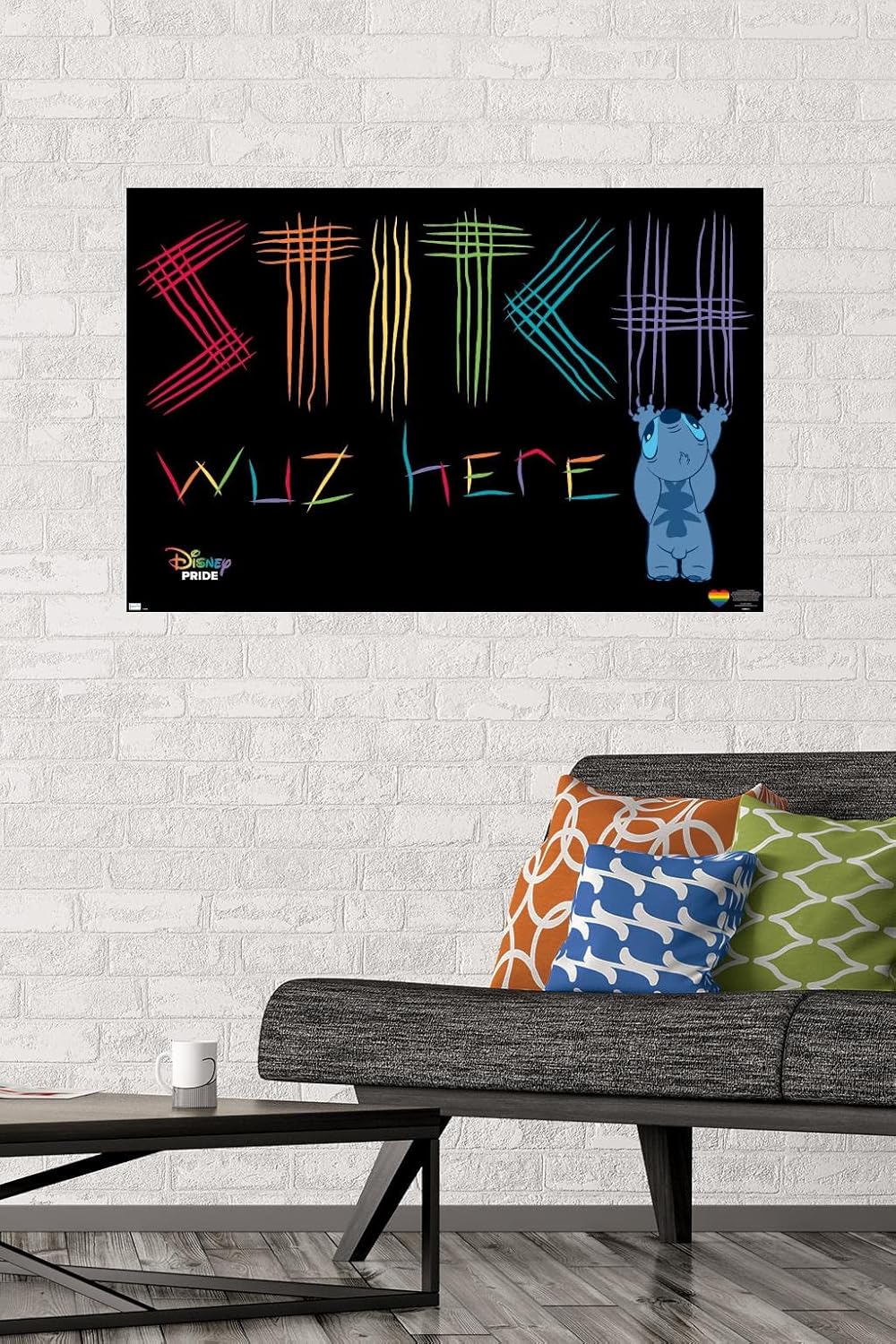 Disney Lilo and Stitch - Stitch Wuz Here Pride Wall Poster