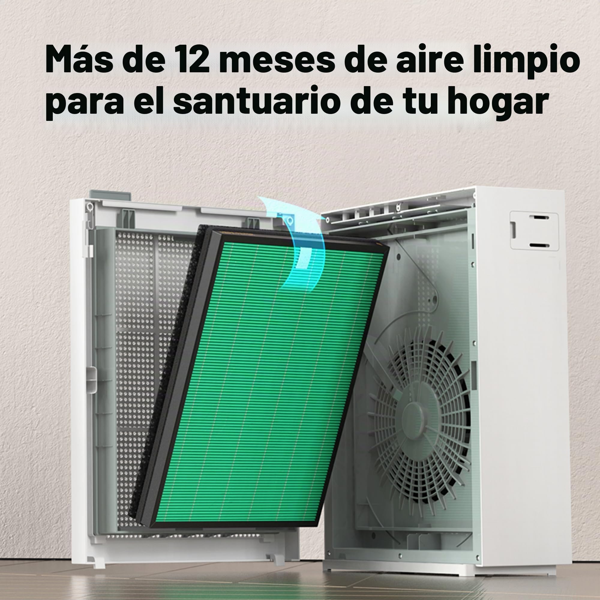 Coway Airmega 150 - Filtro de repuesto para purificador de aire, color negro y blanco