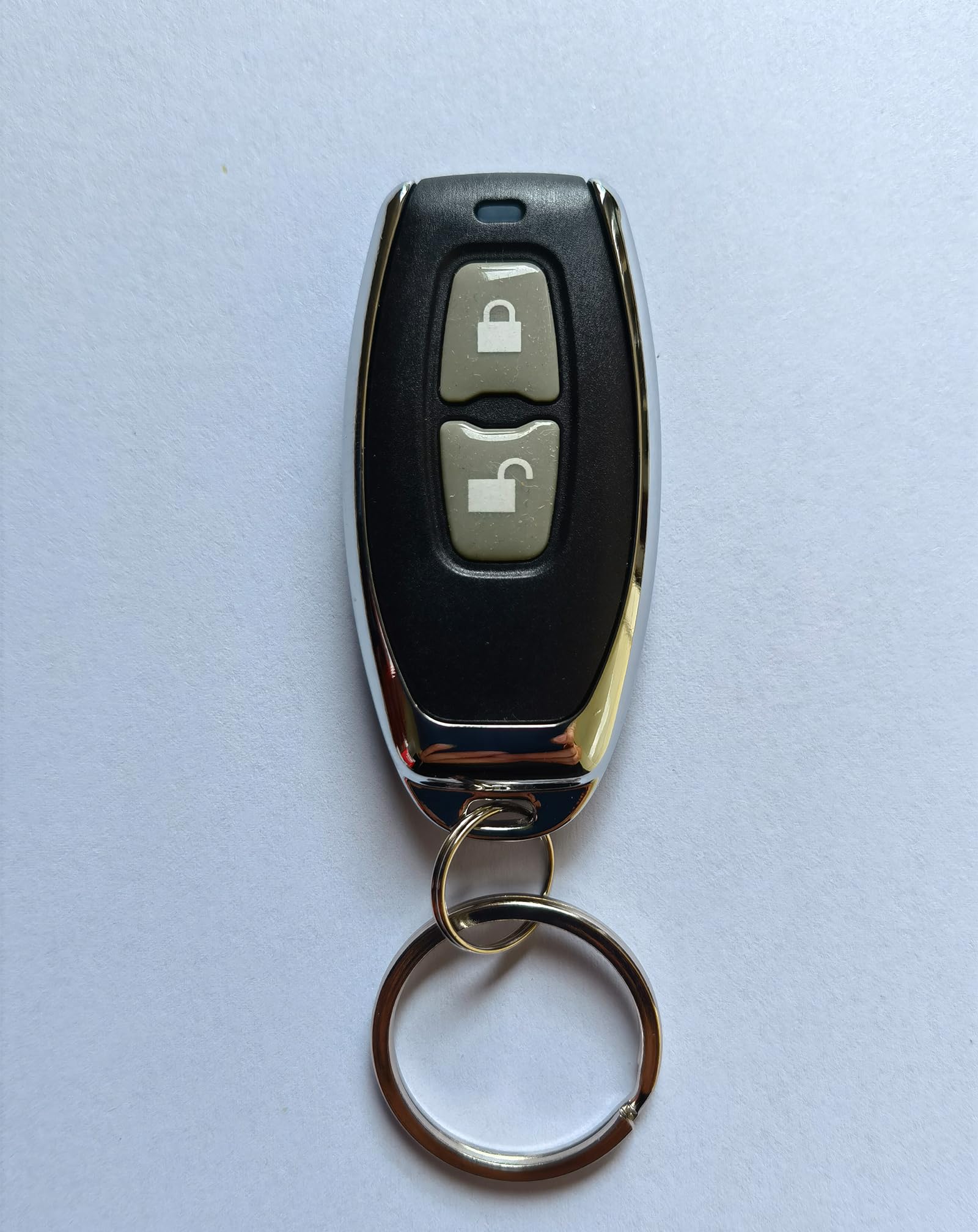 CHADWICK Sirène d'alarme de voiture, système de protection universel avec 2 télécommandes, sensibilité à 7 niveaux, 12 V, dispositif antivol, pas de filetage inclus, installation non destructive (CW