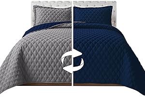 Elegant Comfort Navy Coverlet: Enhancing Your Sleep