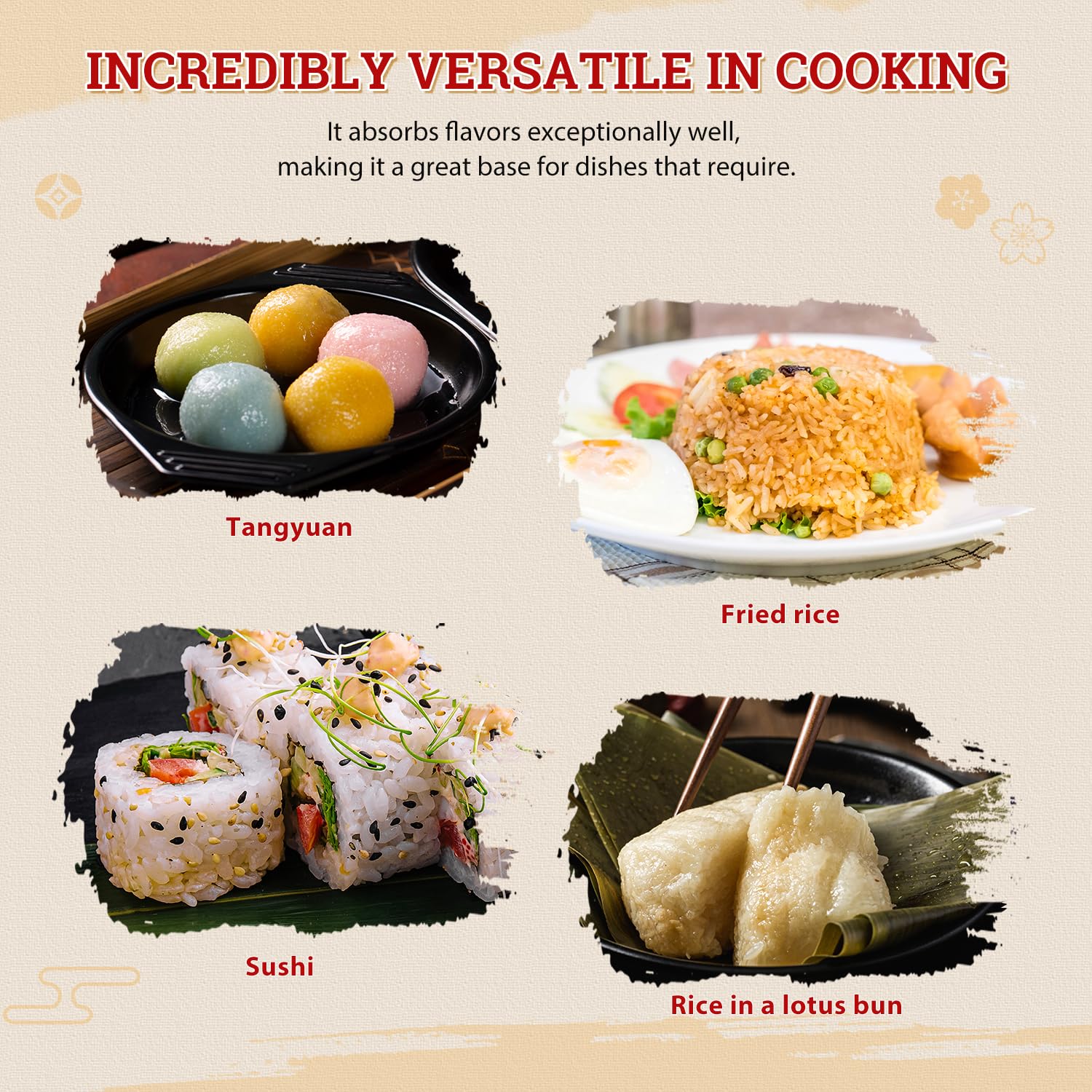 52USA Sweet Sticky Rice 2 Pound 32 Ounce Premium Glutinous Rice 907g Pack of 1 Gluten-Free Vegan All — view 6