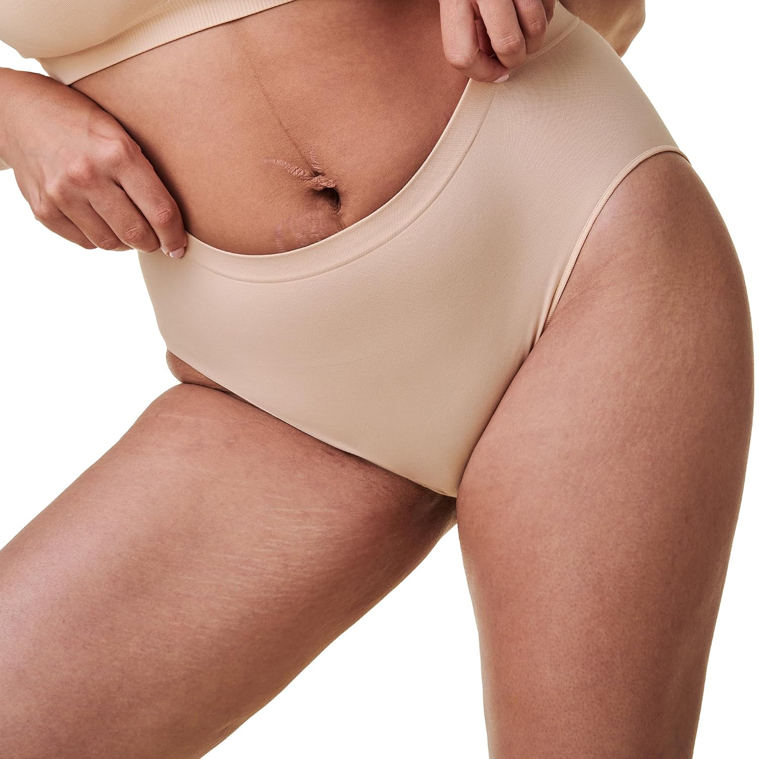 Bravado Designs Women's Modal sans coutures Solid High-Rise Seamless Panty