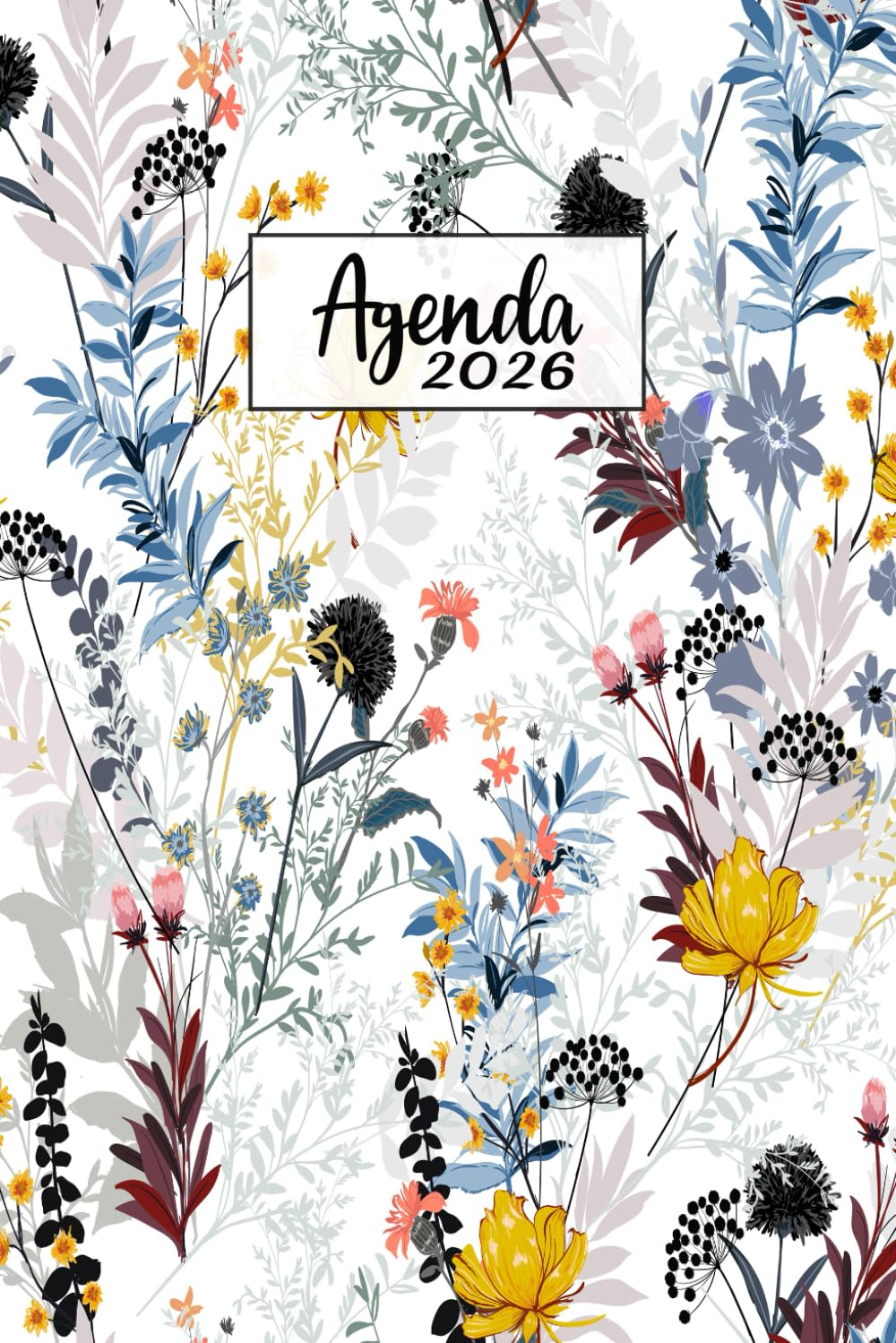 Agenda 2026: Semainier 1 Semaine Sur Deux Pages ,12 Mois De Janvier À Decembre 2026, Format A5.