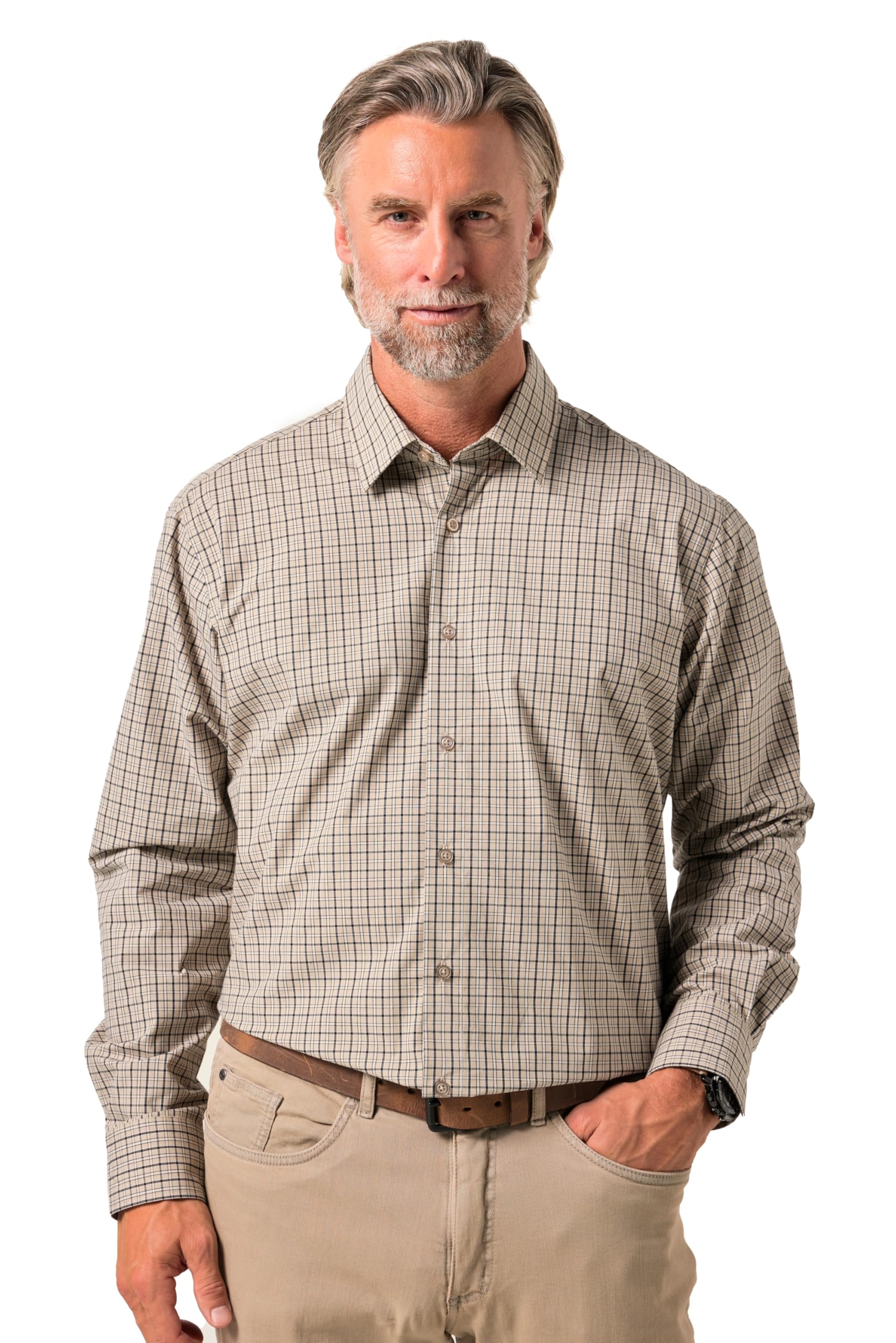 Boston Park Herren große Größen Übergrößen Menswear L-8XL Karohemd, Langarm, Kentkragen, Comfort Fit 842062