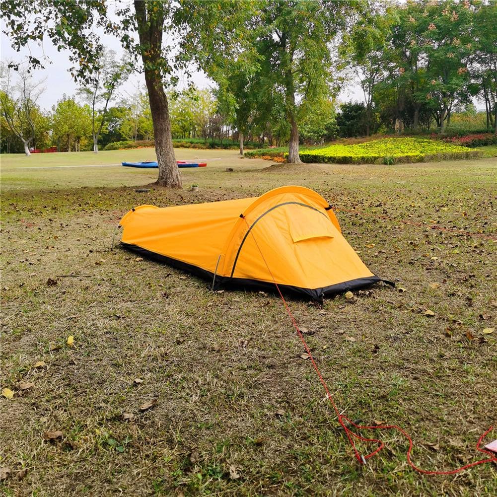 Urltra-lekki sprzęt outdoorowy dziki kemping śpiwór namiot jednoosobowy turystyka kemping plecak namiot wodoodporny, A