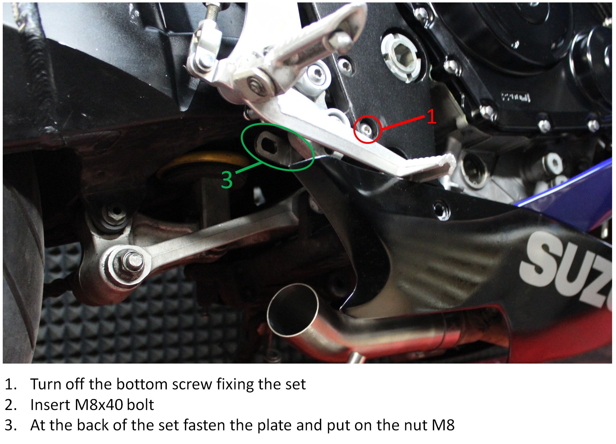 DOMINATOR Silenciador Escape GP1 compatible con GSXR 600 K6 K7 2006-2007