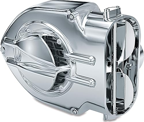 Miniatura 3 de Kuryakyn 8498 Filtro de aire de la motocicleta/componente del filtro: Stinger Vented Trampa Puerta para los filtros de aire estándar del