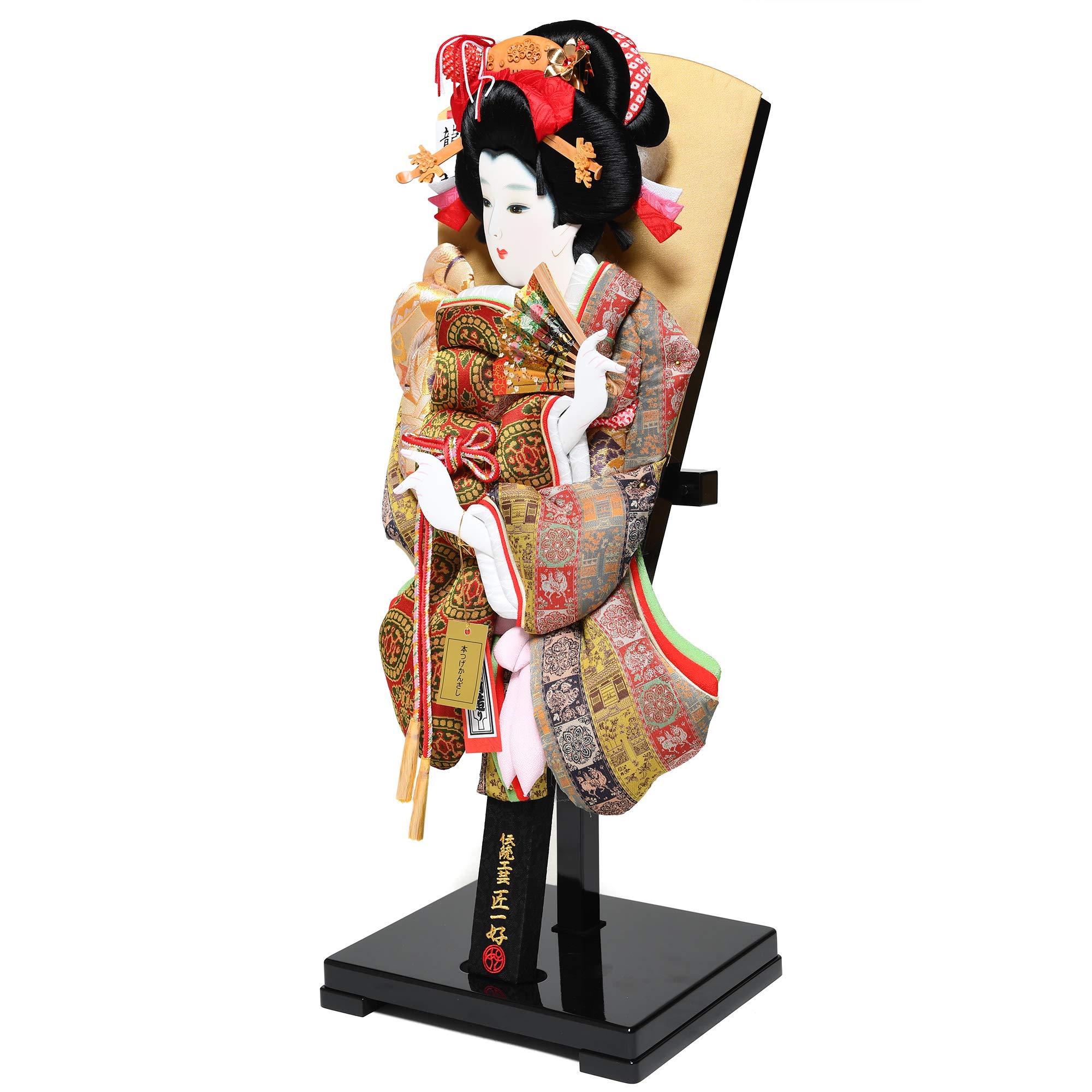 ケース入り 羽子板　18号 古典羽子板飾り 18号 ケース/板立て選択可能タイプ 73EH-61 | 羽子板