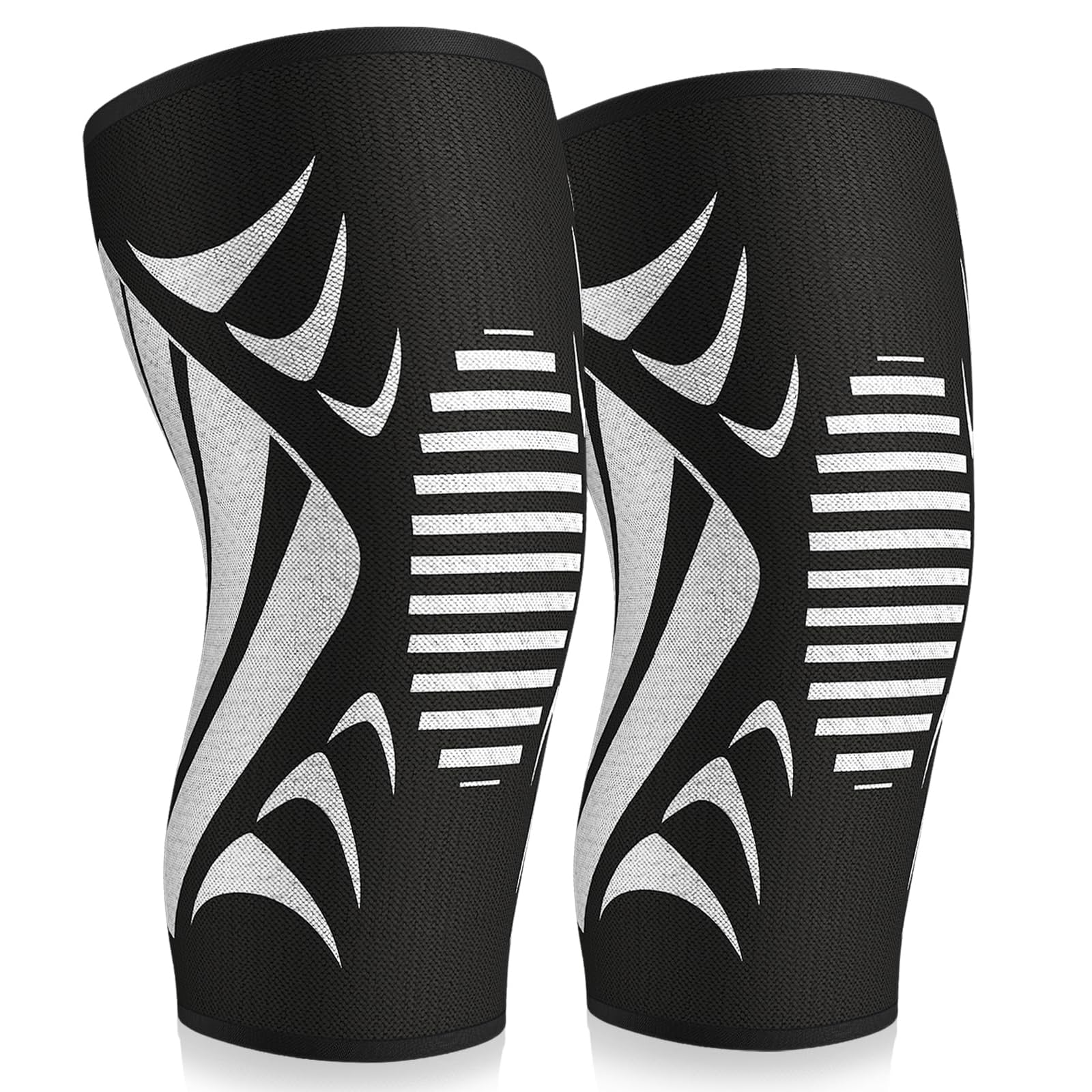 Knee Support Brace 2 pack Compression Knee Sleeves for Men Women, Breathable Anti-Slip for Arthritis, Joint Pain, Tendonitis, Meniscus Tear, Ligament Injury, Running