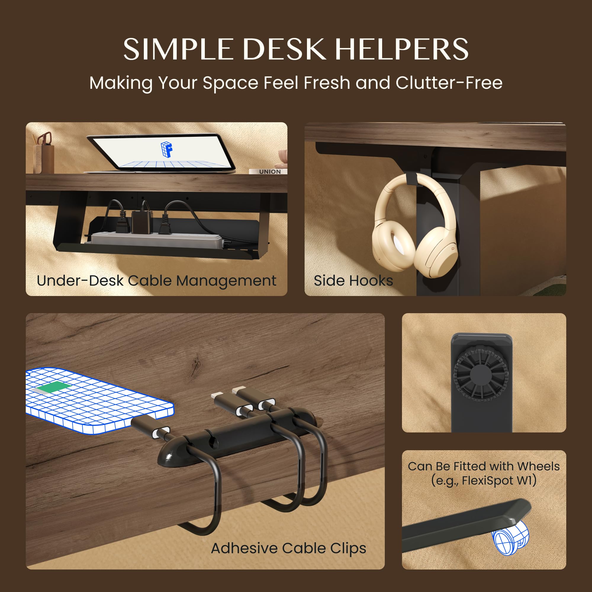 FLEXISPOT Bureau Assis Debout à Double Moteur & Une Pièce Épaisseur 25 mm Fabriqué dans l'UE, 160x80cm, Bureau Réglable en Hauteur avec Système Anti-Collision, Accessories Included