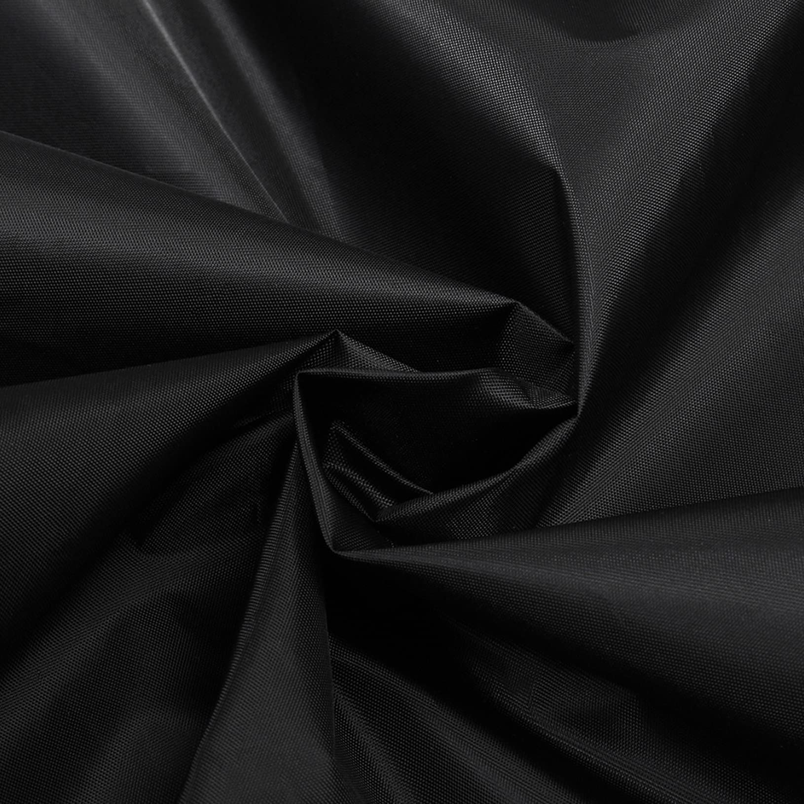 HeavyDu 420D - Funda protectora de poliéster para jardín, 115 x 115 x 74 cm, impermeable, color negro