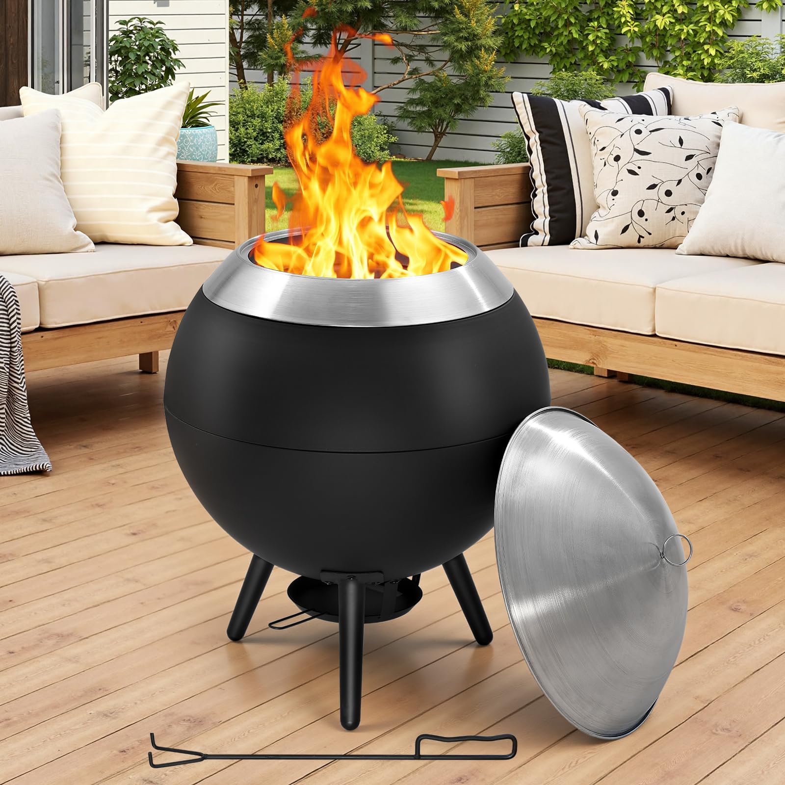 bonfire go outside x The Arth 床上手　ブラック Amazon.com : 20 Inch Smokeless Firepit, Outdoor Smokeless Fire Pit