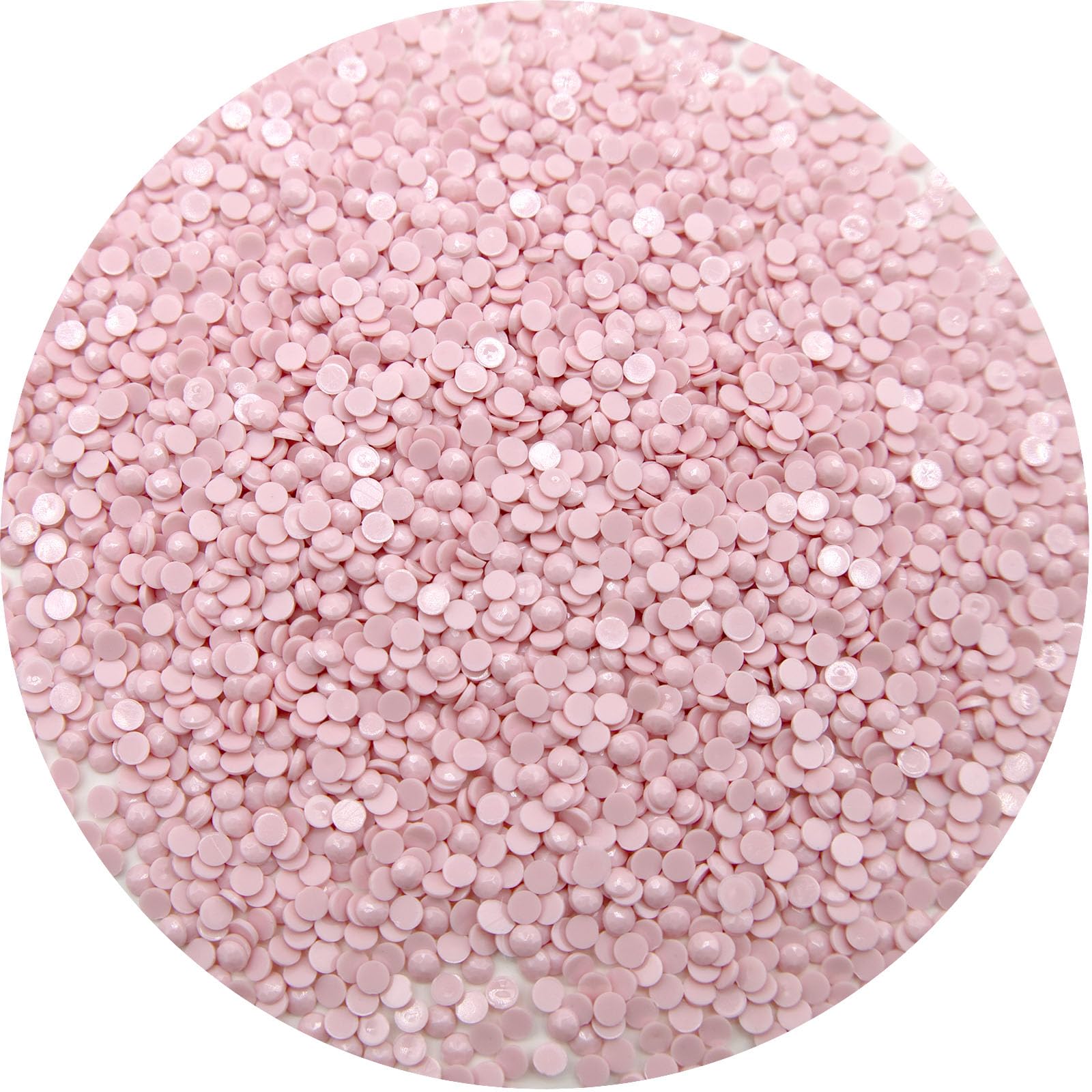 5000 Pieces Single Color Diamond Art Painting Beads,Color Code 3689 Flat Bottom Round Rhinestones for Gem Painting Replacement, Round Drills for 5D Diamond Art DIY Craft