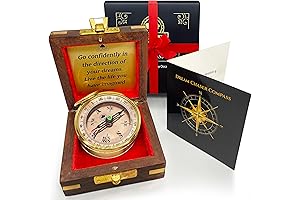 Graduation Compass Gift: Dream Chaser Compass with Inspiring Message