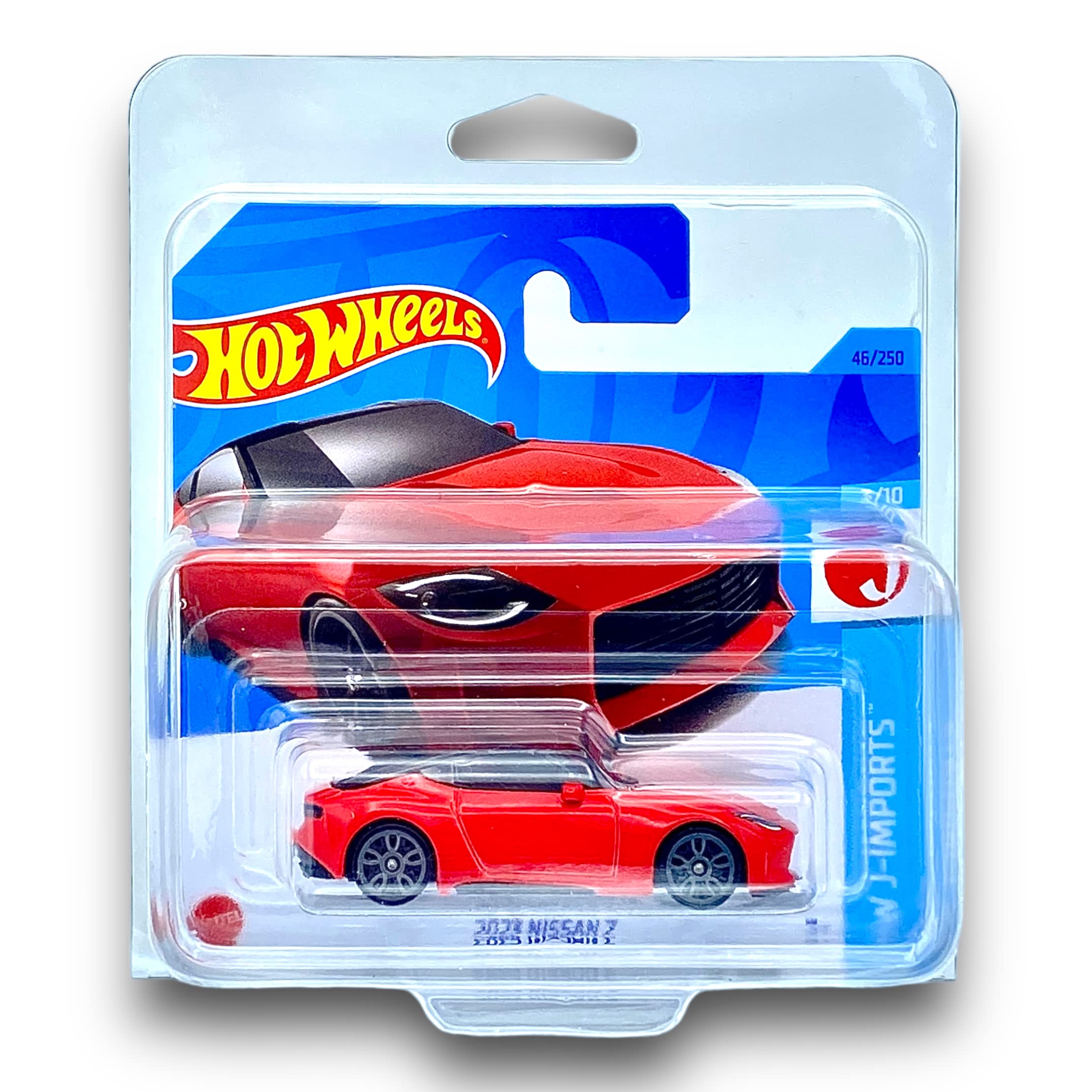 Hot Wheels 2023 Nissan Z (Red) 3/10 HW J-Imports - 2023-46/250 (Short Card) - COMES IN A KLAS CAR KEEPER PROTECTIVE COLLECTORS CASE - HKK64