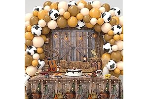 142Pcs Western Cowboy Party Decorations Set