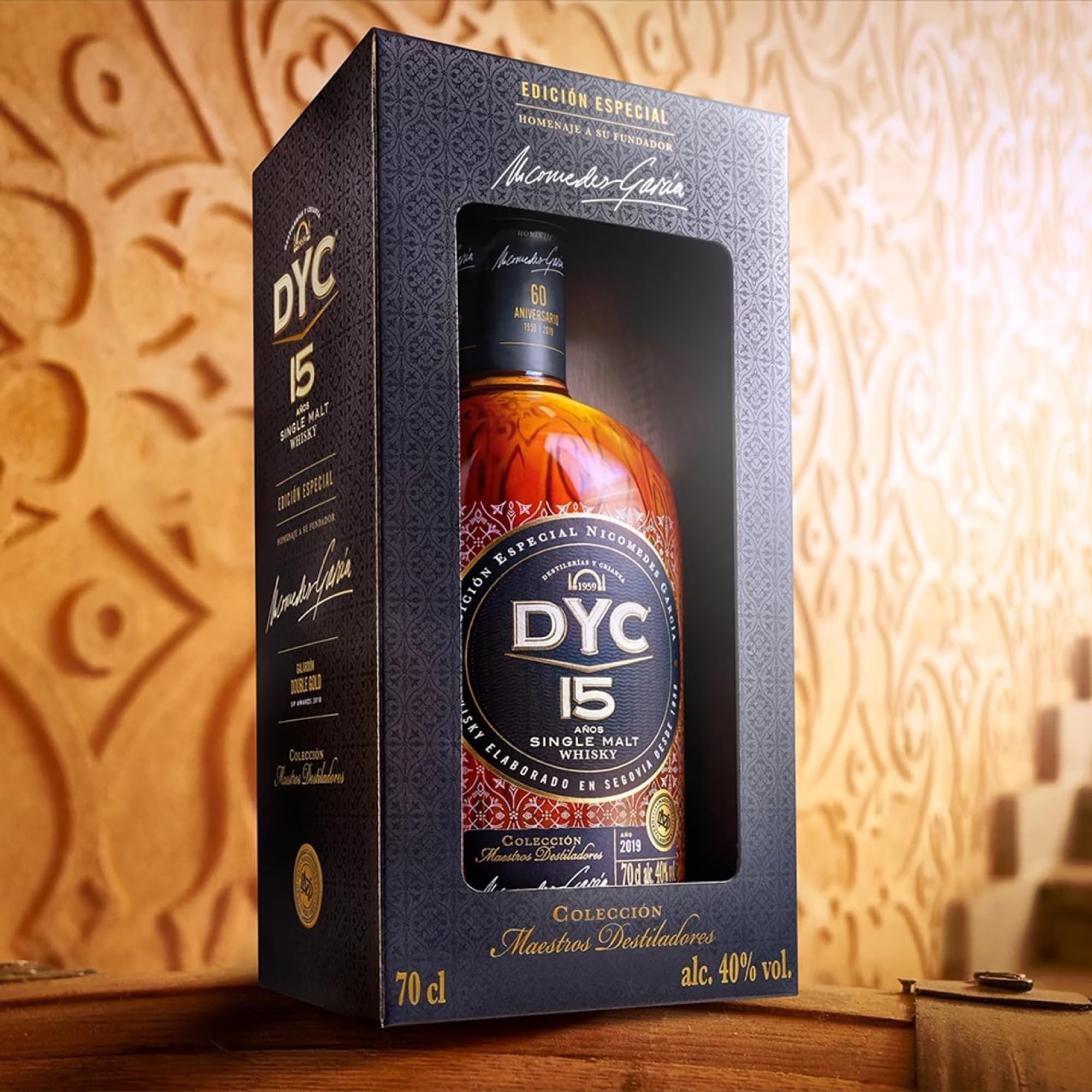 DYC 15 Años Whisky Single Malt Colección Maestros Destiladores 70cl