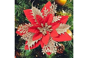 Experience the Magic of Christmas with Our Exquisite Poinsettia Flowers for Christmas Tree