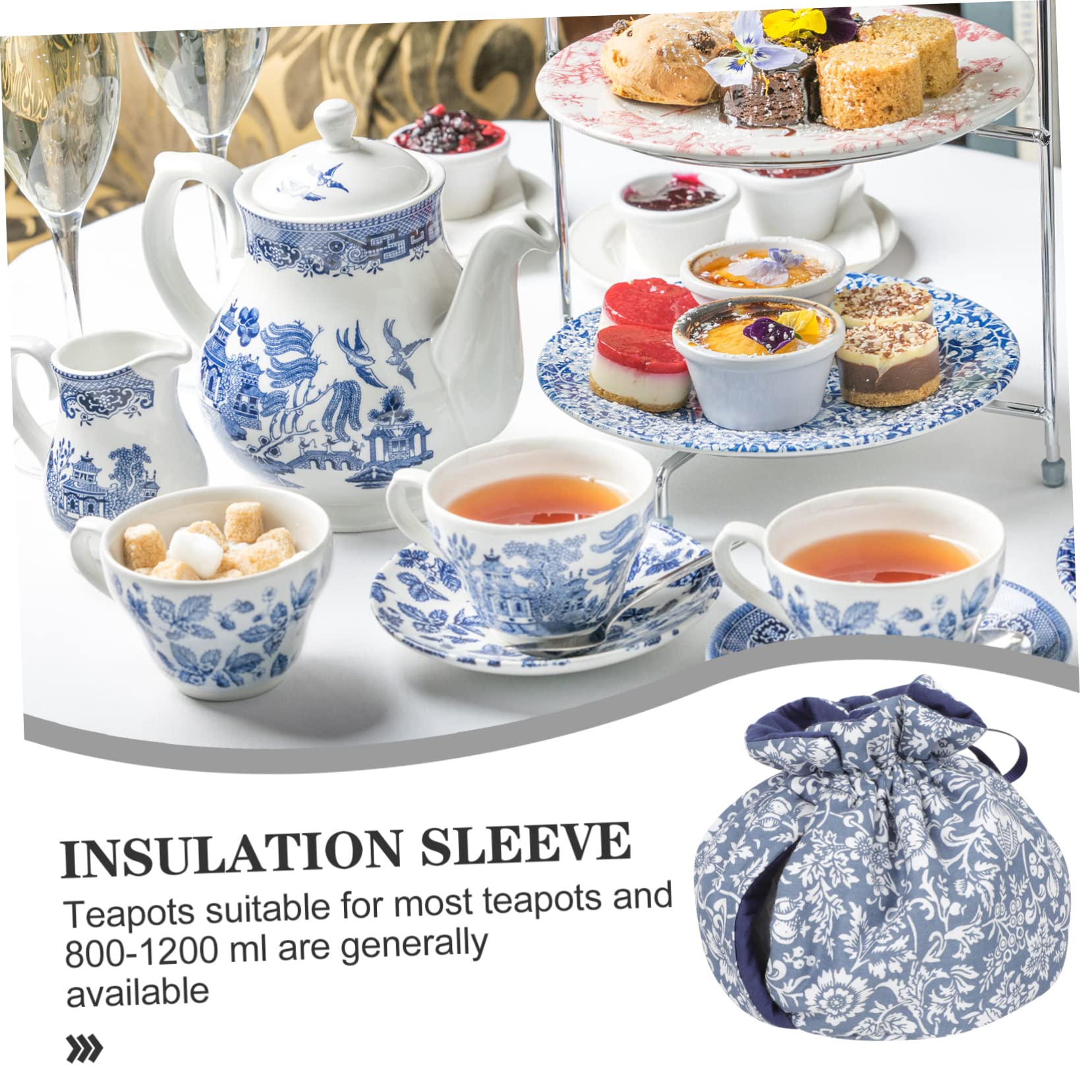 LIFKOME 3pièces Housse Isolante Anti-brûlure Pour Théière Coton Manchon Thermique Pour Conserver La Chaleur Des Théières Pratique Et Pour Maison