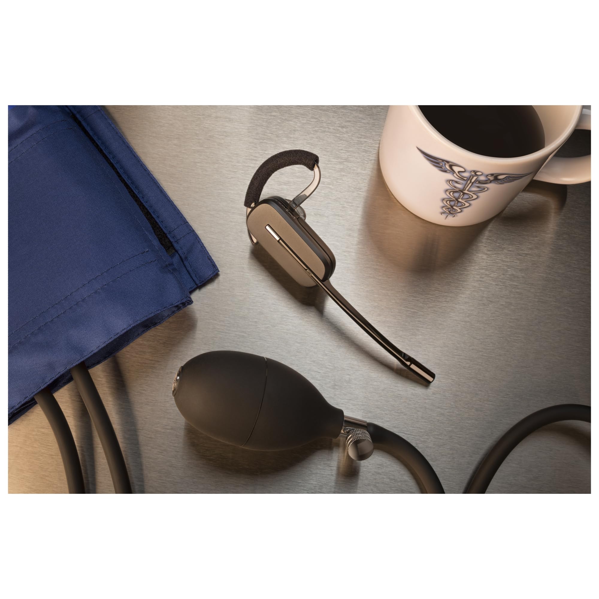 Plantronics CS540 84693-02 - Bezprzewodowy Zestaw Słuchawkowy DECT, Zasięg do 120 m, Czarny