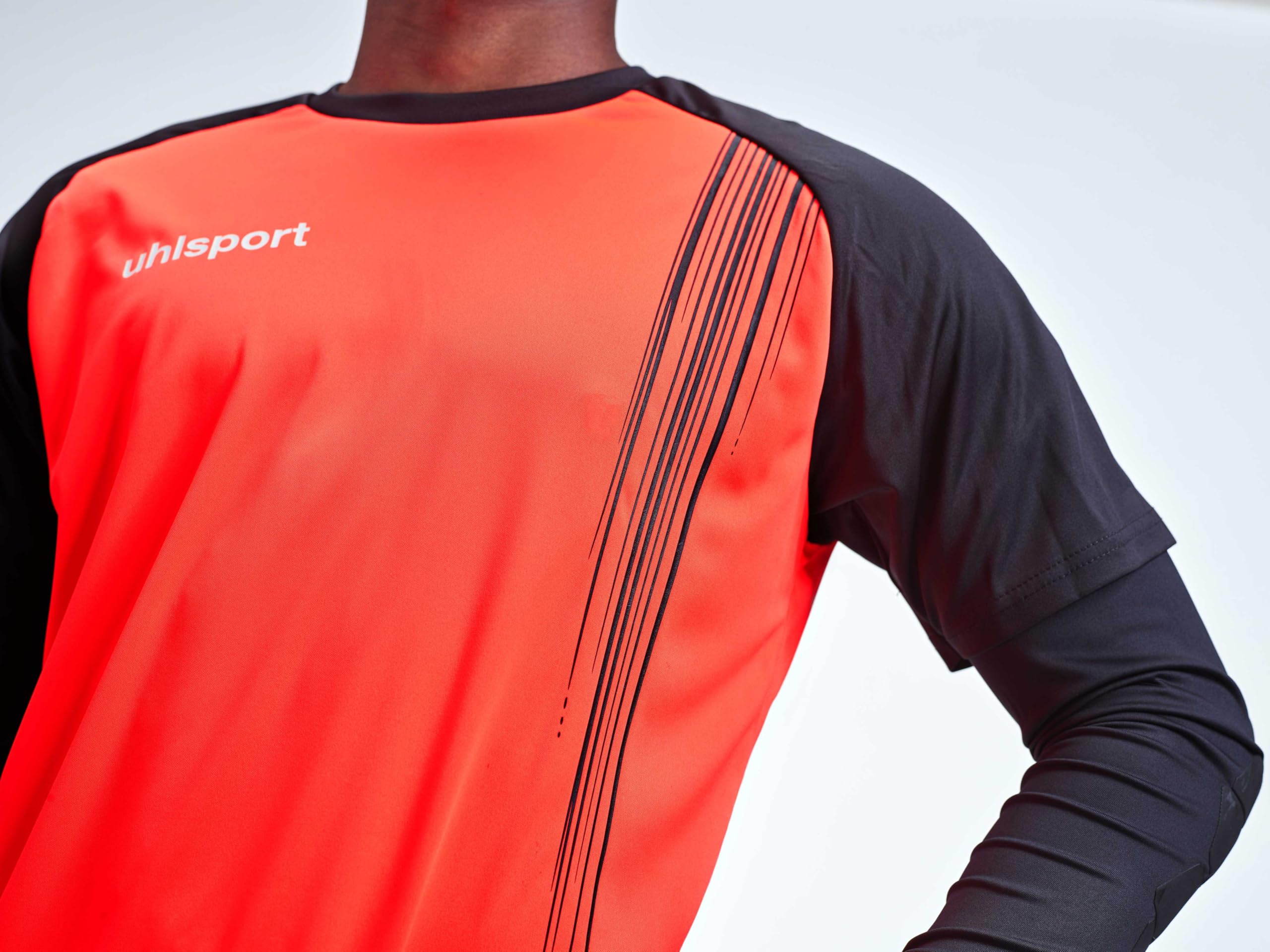 uhlsport Impulse Camiseta de Portero: Camiseta de Portero de fútbol con Smartbreathe Lite, Transpirable, Cuello Redondo para Entrenamientos y Partidos