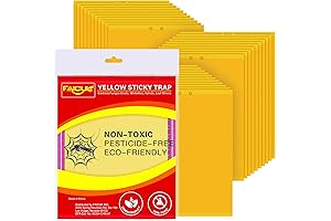 Faicuk Yellow Dual-Sided Sticky Traps Effectively Control Cucumber Beetles