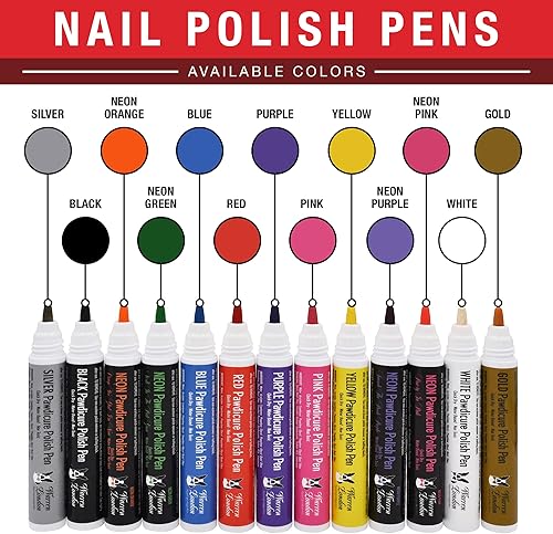 Miniatura 7 de Lápiz de pedicura Warren London Pawdicure, esmalte de uñas para perro, paquete de de 1, Anaranjado Neón