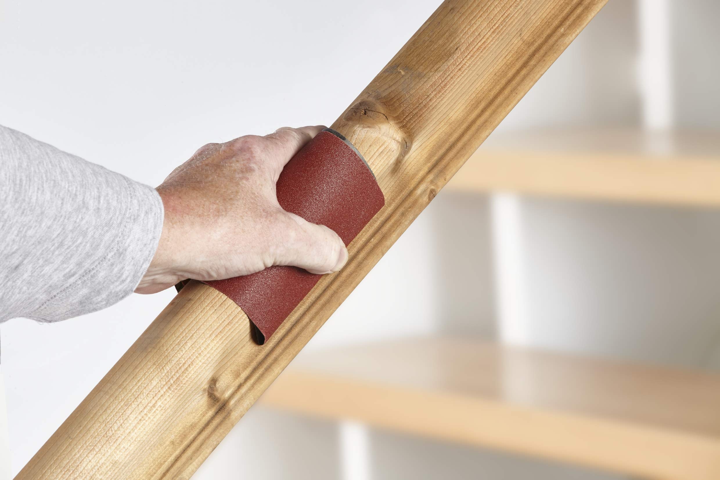 kwb Carta vetrata su rotolo - rotolo di carta vetrata 5 m per metallo, legno, vernice 115 mm, grano K-240