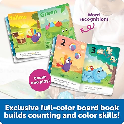 Miniatura 3 de Learning Resources Spike and Friends - Juego de libros de conteo y colores, 6 piezas, a partir de 18 meses para niños pequeños, juego de juguetes