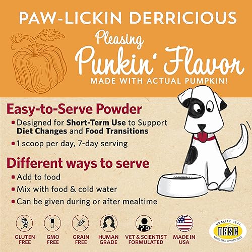 Miniatura 4 de Fidobiotics Smooth Move Probiótico para perros, porción de 7 días para malestar estomacal y transición de alimentos, salud intestinal digestiva para