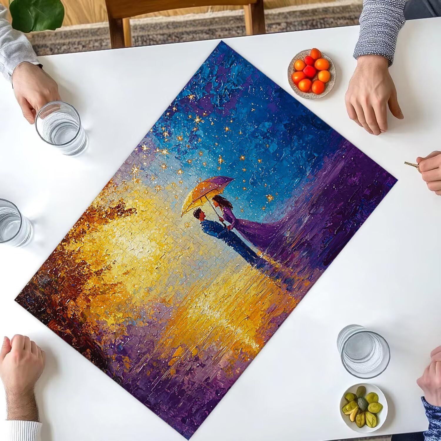 1500 Pezzi di Puzzle, Situazione1500 Pezzi di Puzzle per Adulti, Regalo di Anniversario, Regalo di Natale, Decorazione Della Casa, Prevenzione Della Degenerazione Cerebrale Negli Anziani v-683
