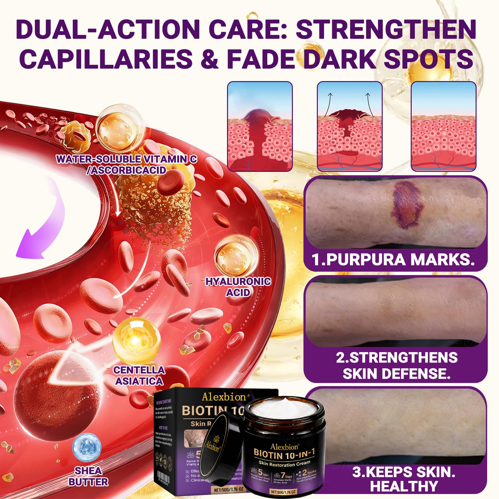 Alexbion Biotin 10-in-1 Skin Restoration Cream