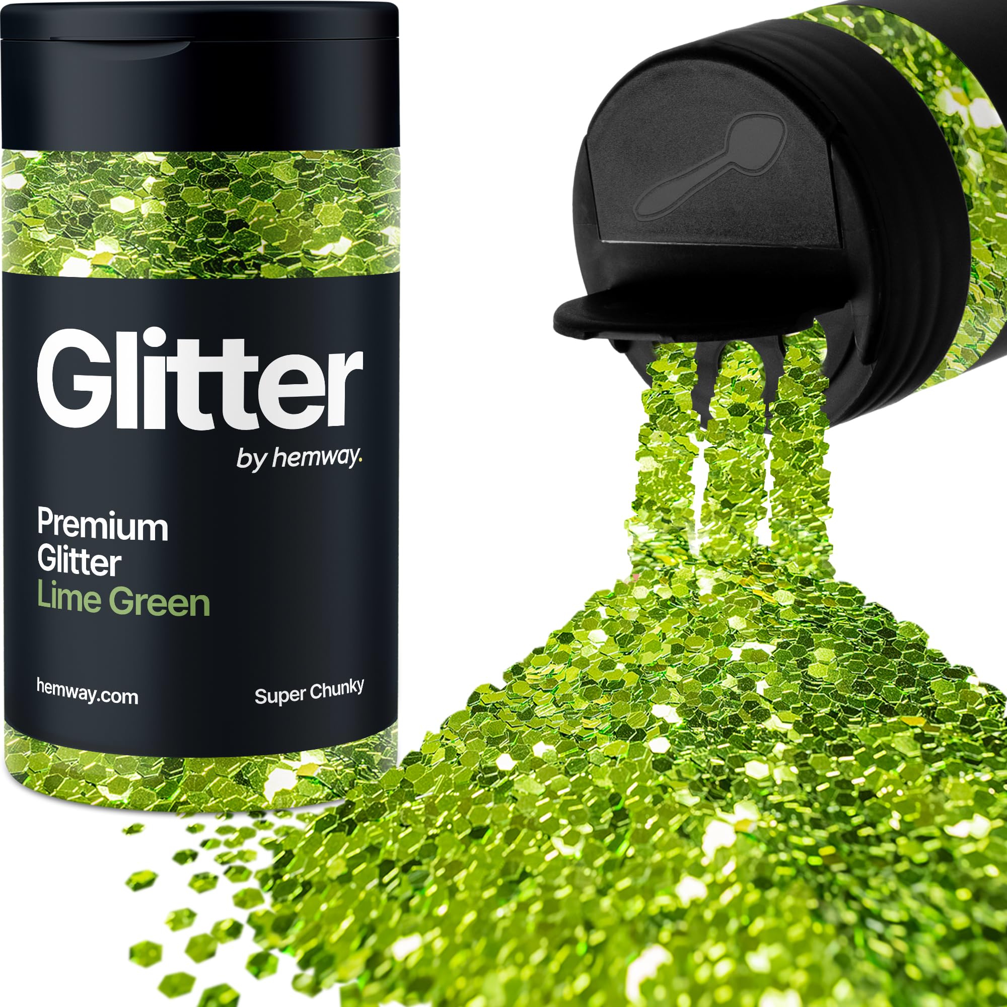 Champagne Gold Glitter Shaker, 130g Ultrafine Glitter, Crafts 1/128" Metallic Flake Champagne Gold Sequins, Resin & Epoxy Crafts, Decorating, Halloween, Christmas Nail, Face, Hemway — view 21