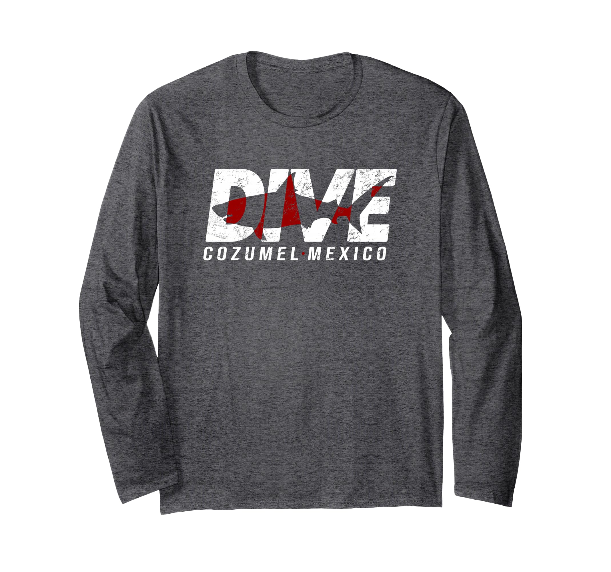 DIVE Cozumel Mexico SCUBA DIVING Diver Long Sleeve T-Shirt