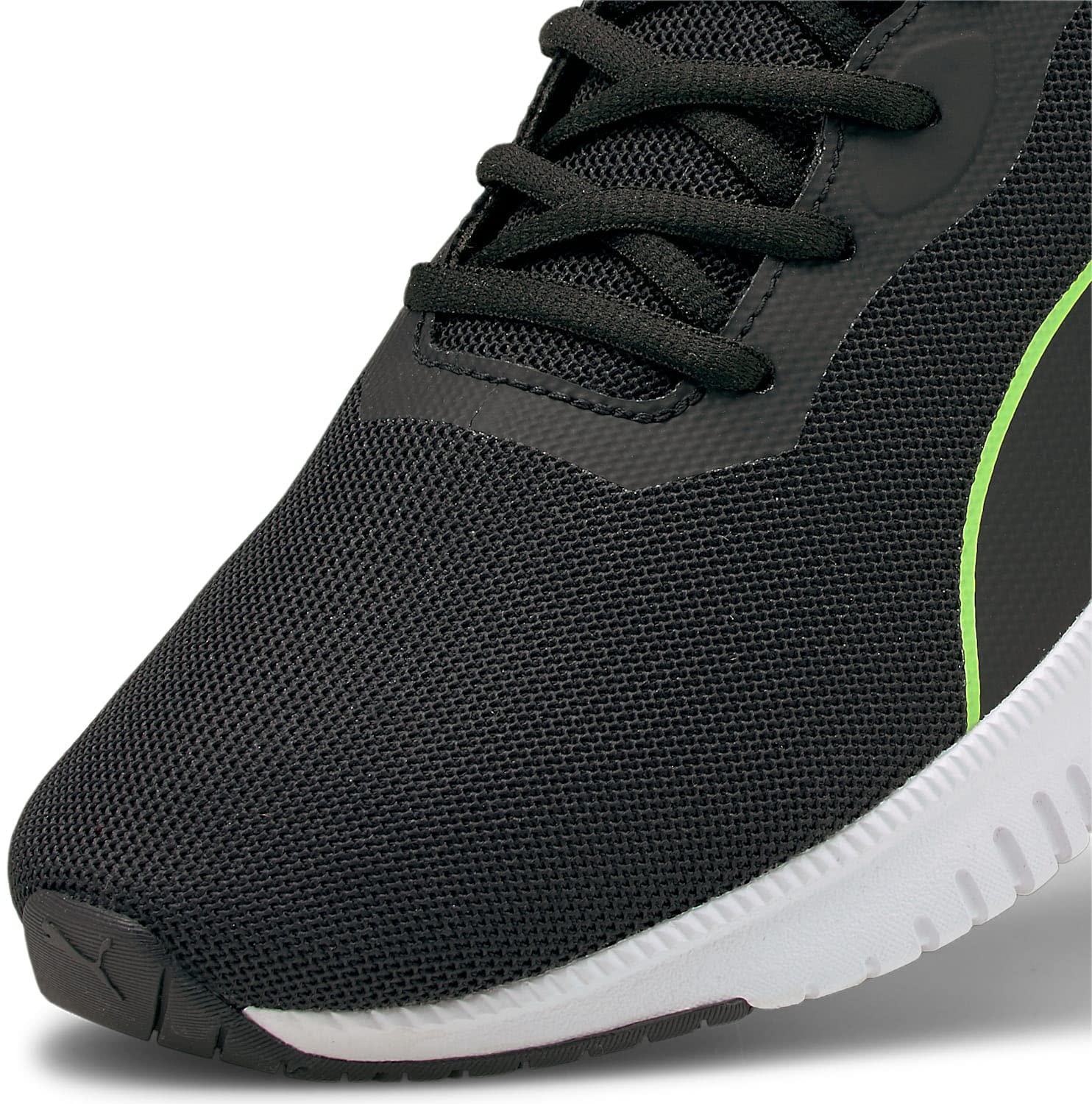 Puma Men's Tennis FYLER Flex Black-Green 7.5 US