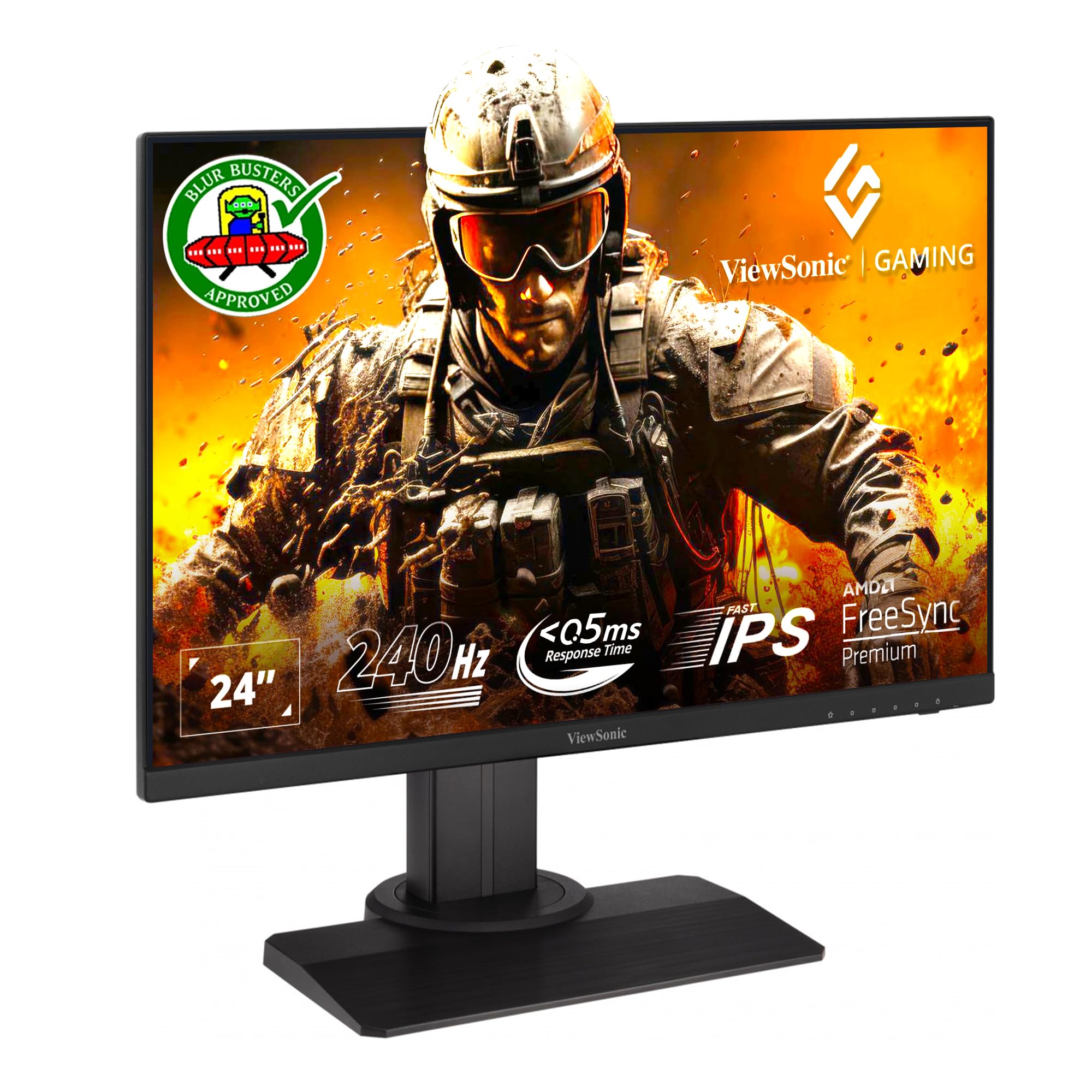 Buy ViewSonic 24 Inch FHD Fast IPS 240Hz 0.5ms AMD FreeSync Premium