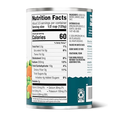 Miniatura 2 de Tienda Fresh, Guisantes y zanahorias enlatados, 15 onzas