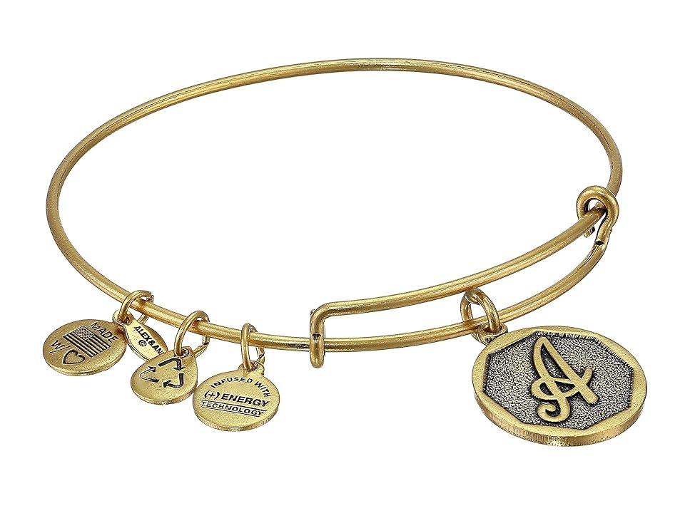 

Alex and Ani Initial A Charm Bangle (Rafaelian Gold Finish) Bracelet