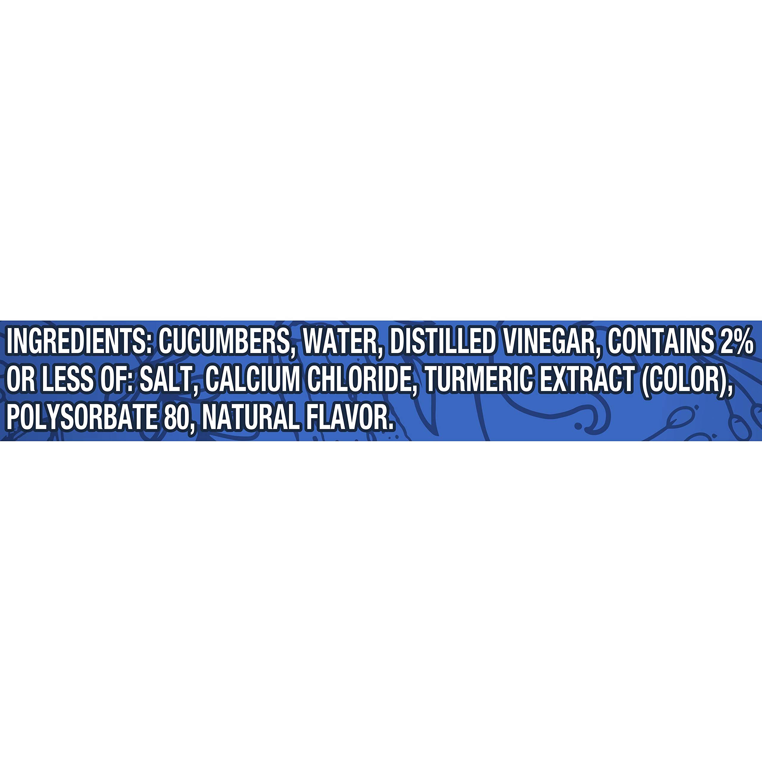 Vlasic Kosher Eneldo Pickle Spears, apto para keto, 24 onzas (paquete de 12)