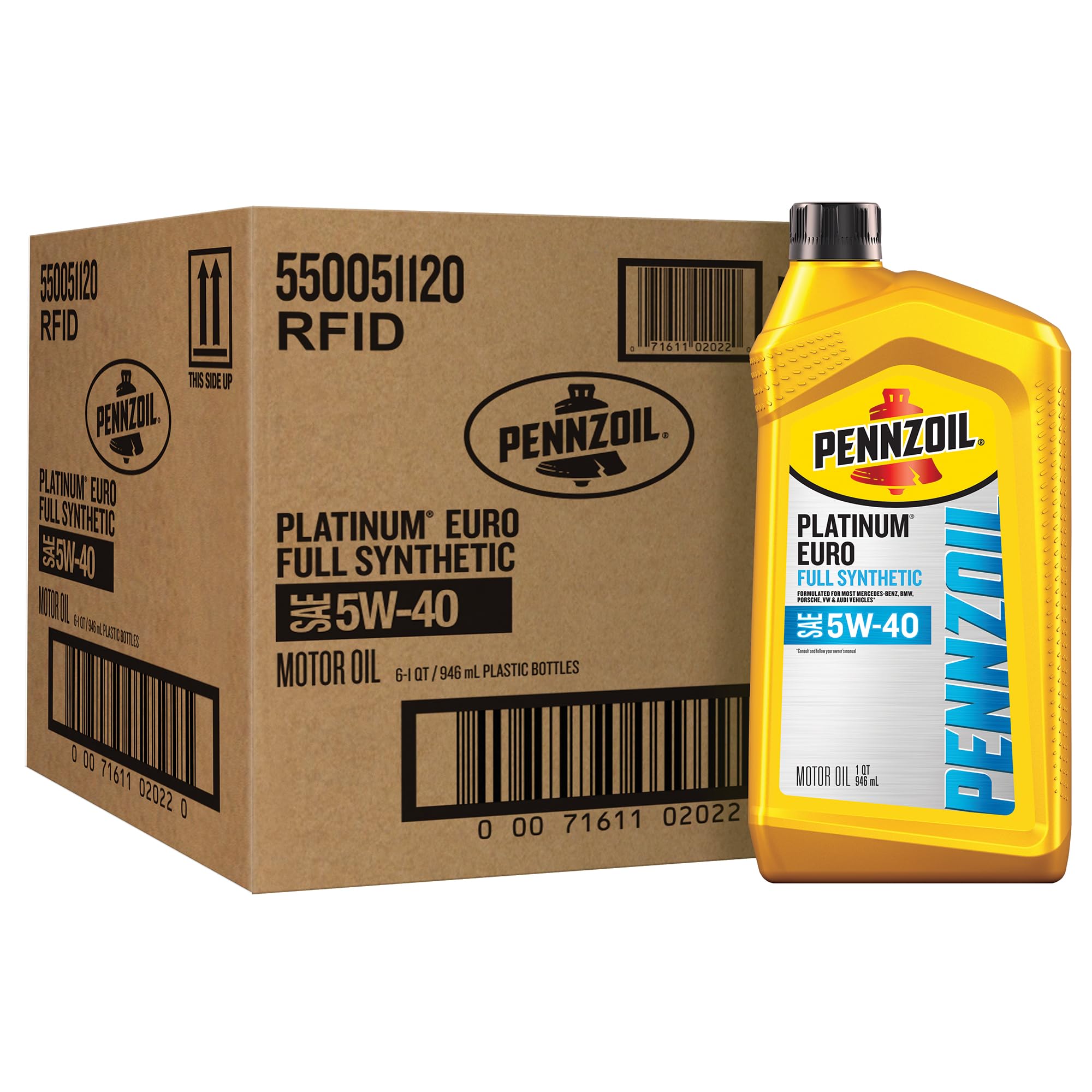 Amazon | ペンズオイル (PENNZOIL) プラチナム ユーロ 5W-40 EURO L