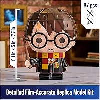 Vista 2 de 4D Build, Kit de modelo de rompecabezas 3D de personajes de Harry Potter, 87 piezas, regalos de Harry Potter, decoración de escritorio, juguetes