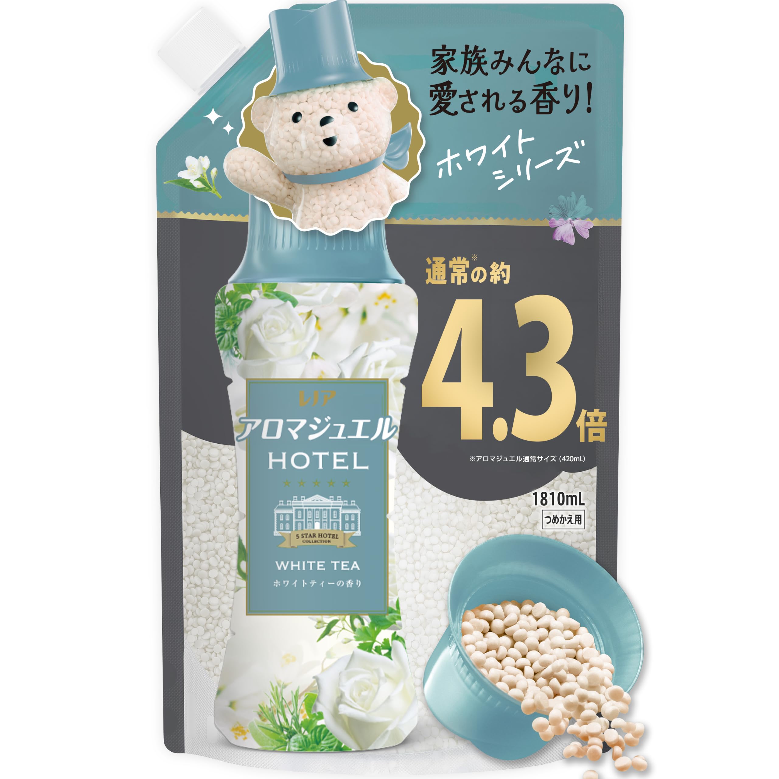 Amazon.co.jp: レノア アロマジュエル HOTEL お洗濯の香り付けビーズ