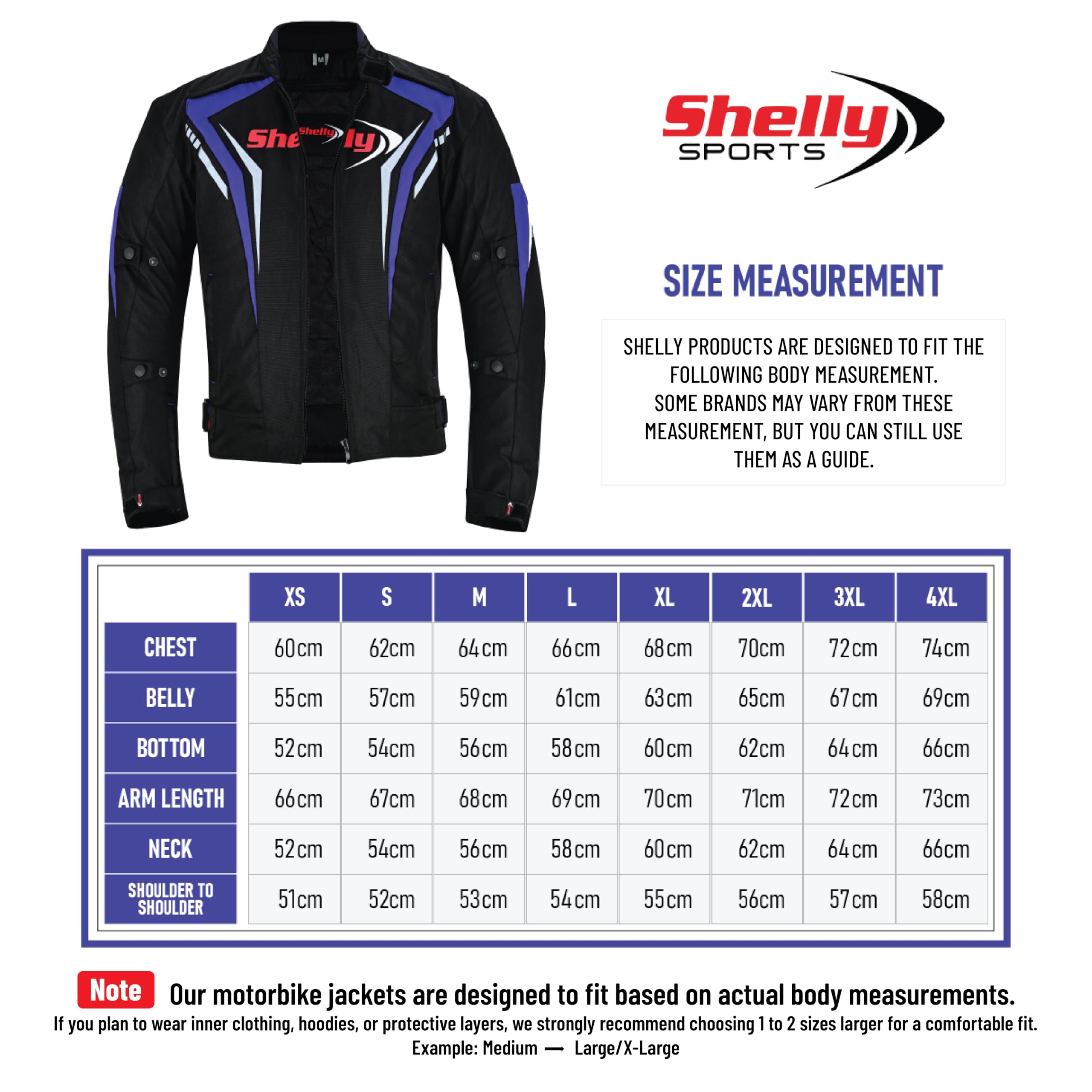 Shelly - Chaqueta de motocicleta prémium para hombre, para aventura/turismo, con tela Cordura, para verano, invierno, resistente al viento, para carreras y equitación