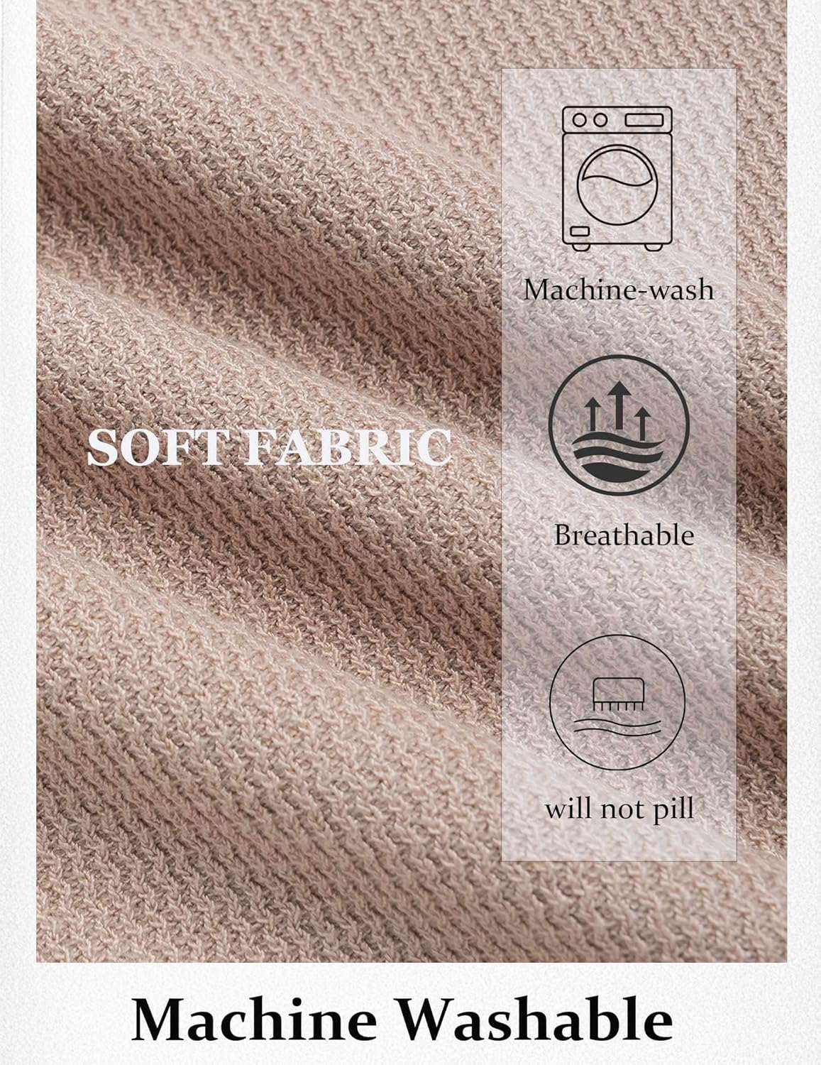 COOFANDY Mens Knit T-Shirts Casual Short Sleeve Crewneck Shirt Textured Pullover Tees - Image 3