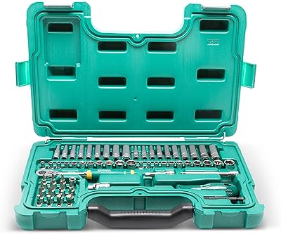SATA 63 Piece Mechanics Tool Set | SAE & Metric | 1/4