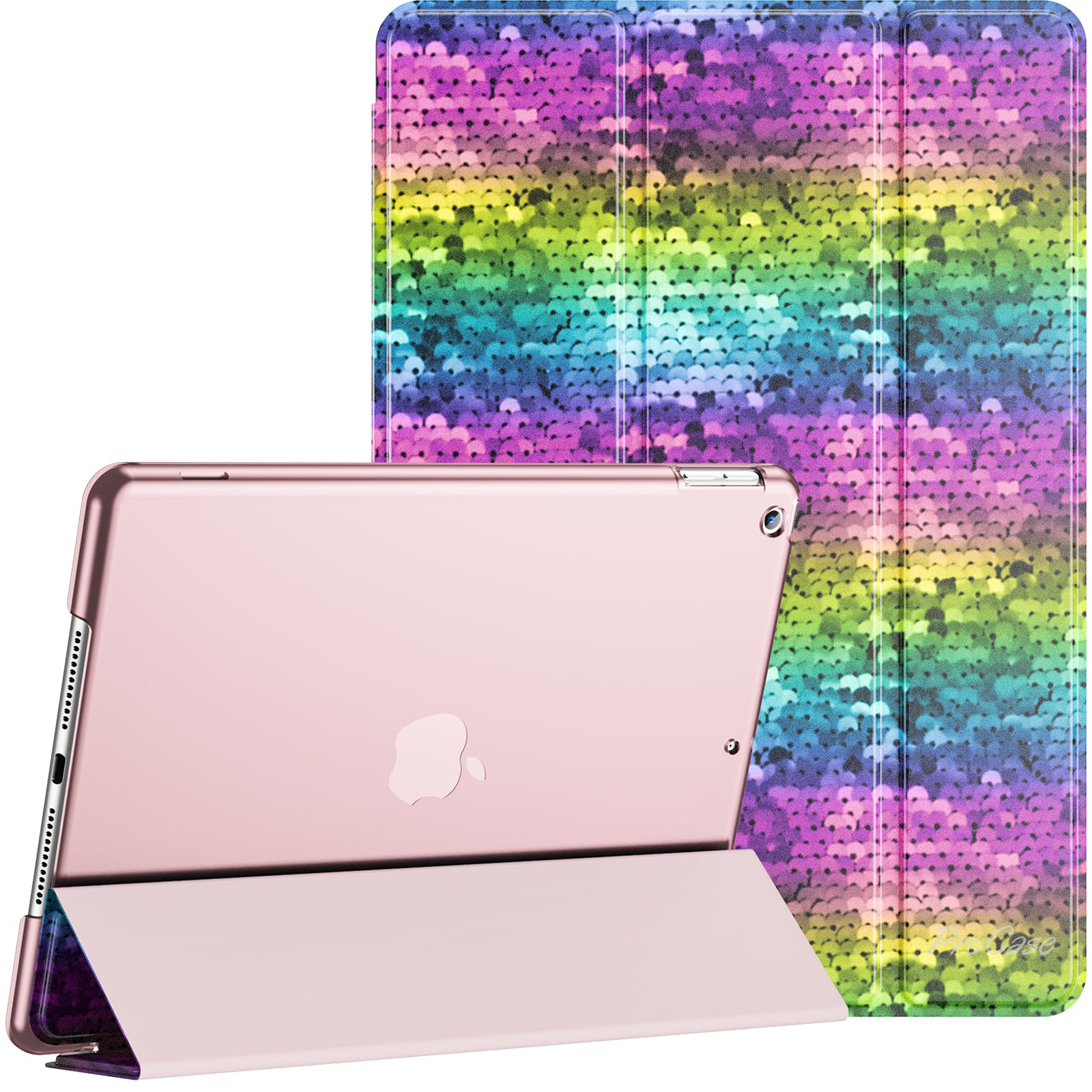 ProCase for iPad 9th/ 8th/ 7th Generation Case 10.2 Inch, Sequins