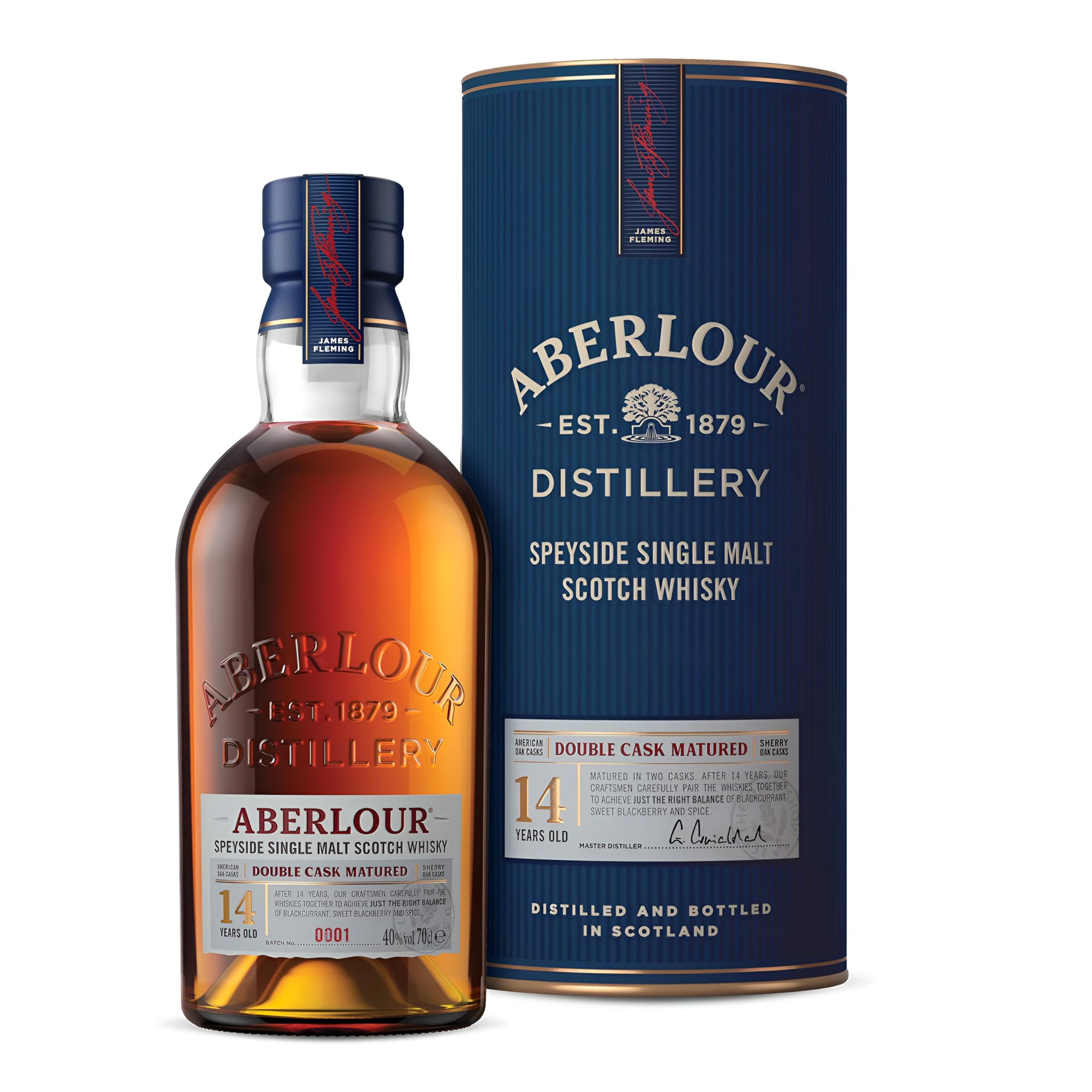 Aberlour 14 Years Old Double Cask Single Malt Scotch Whisky, Speyside, vol 43%, 70 CL