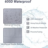 Vista 3 de Savvycraft Funda Impermeable para Asiento de Barco con Respaldo Abatible, Poste de Apoyo, Funda para Asiento de Barco con Hielera de Respaldo