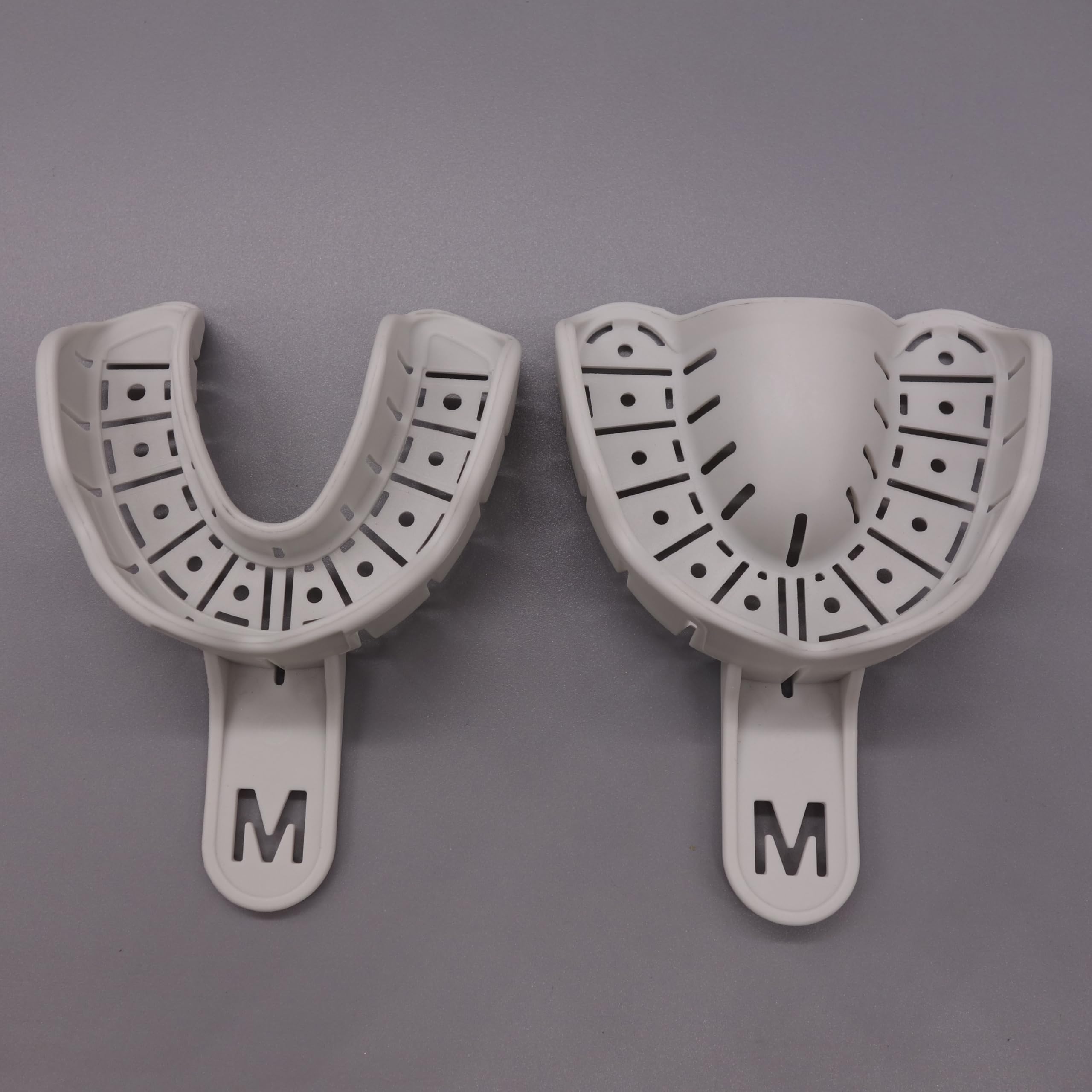 S&Dent Autoclavable 135? (275?) Impression Tray with Rim Lock 5 SETS = 10PCS Medium & (Upper + Lower)