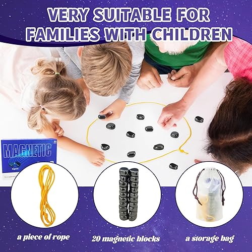 Miniatura 3 de Juguetes magnéticos de ajedrez, divertido juego de mesa, juego de mesa de estrategia para noche de juegos familiares, divertido ajedrez multijugador